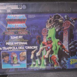 RARE MOTU 1985 SLIME PIT Masters Universe MISB He Man SEALED MINT BOX AFA 80 VTG